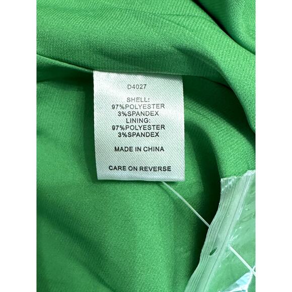 Alexia Admor Floral Midi Dress Lorelei Bubble Sleeve V-Neckline Green W US 6 NWT - Picture 10 of 10